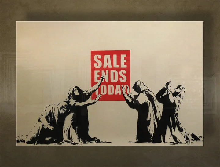 Obraz Banksy – Výpredaj končí dnes (Sale Ends Today)